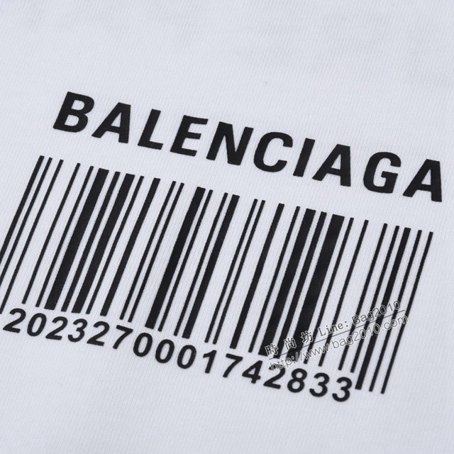 Balenciaga專櫃巴黎世家2023SS新款印花T恤 男女同款 tzy2984